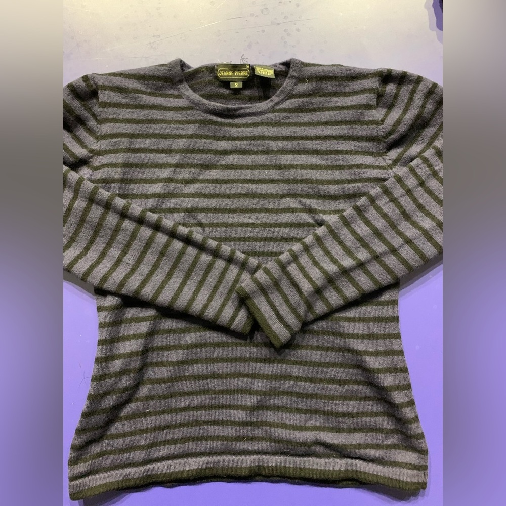 Stripped wool sweater